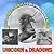Unicorn & Dragons Dots Line...
