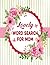 Lovely Word Search For Mom:...