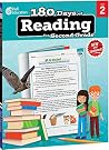 180 Days™: Reading Workbook for 2nd Grade Ages 7–8 | Phonics, Fluency, Reading Comprehension, Summarizing Practice for School or Home (2nd Edition) (180 Days of Practice)