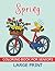 Spring Coloring Book for Seniors by Sureka Subramaniam