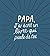 Papa, j'ai écrit un livre qui parle de toi by M. H. Clark