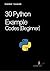 Python Example Codes for Beginners