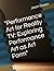 "Performance Art for Realit...