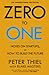 [Zero to One] by [Peter Thiel], [Blake Masters] [September-16... by Kenim crewa