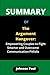 SUMMARY OF The Argument Han...