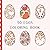 50 Eggs Coloring Book: 50 O...