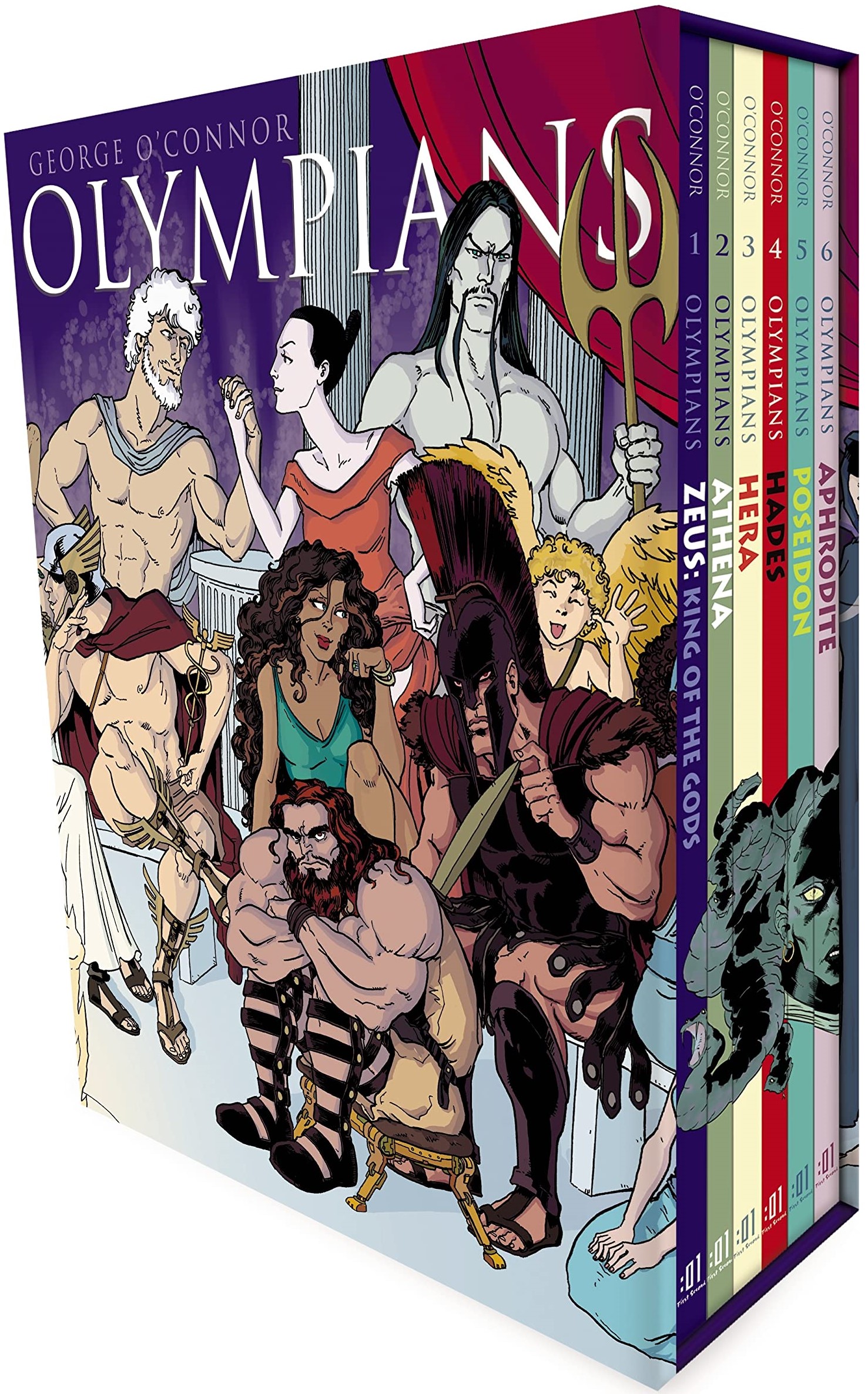 Zeus / Athena / Hera / Hades / Poseidon / Aphrodite (Olympians #1-6)