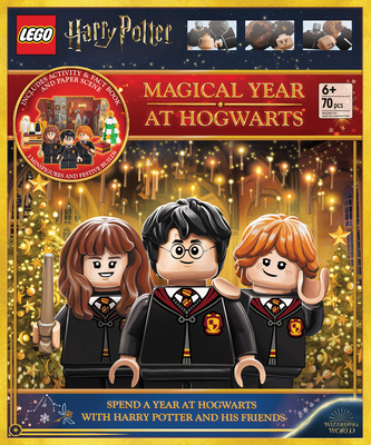 LEGO® Harry Potter™ Magical Year at Hogwarts: Christmas Activity Book with Fun Facts, Play Scene, Basic Brick Kit, and 3 LEGO(R) Minifigures to Inspire Imagination and Creativity!