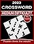 2023 Medium Difficulty Crossword Puzzle Book For Adults by John K. Hunter