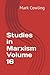 Studies in Marxism Volume 16