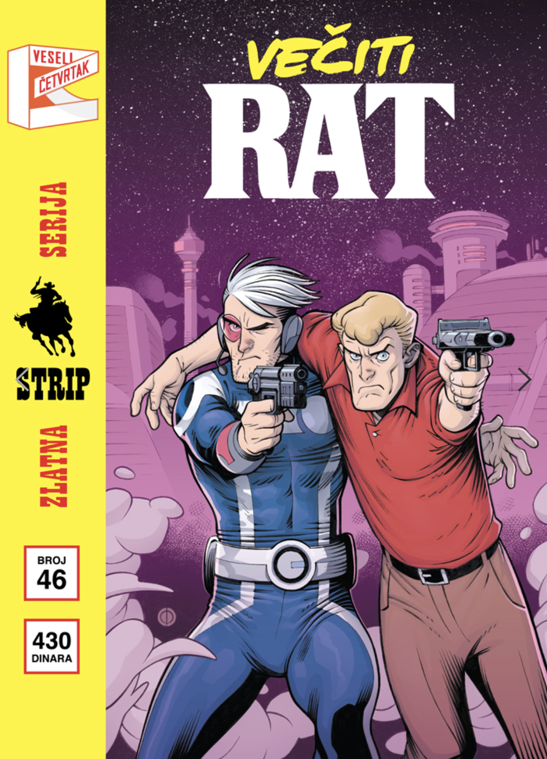 Zlatna Serija #46 Nejtan Never i Marti Misterija: Večiti rat (Zlatna Serija Veseli Četvrtak, #46)