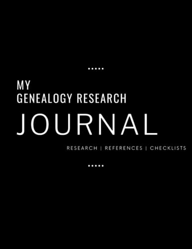 Genealogy Research Journal Family History Checklist Ancestry Checklist Journal Journal Genealogy Tickbox Instructions (Paperback)