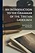 An Introduction to the Grammar of the Tibetan Language