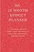 My 12 Month Finance Planner