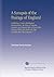 A Synopsis of the Peerage of England