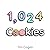 1,024 Cookies (Cookie Books...