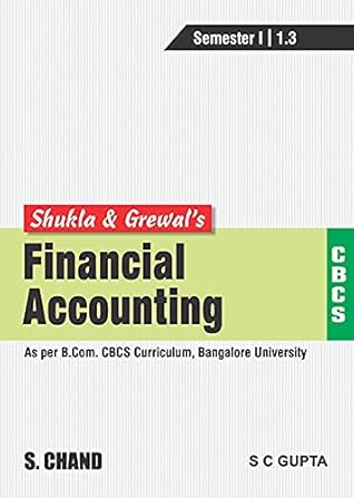 Financial Accounting [CBCS BLRU]