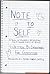 Note to Self