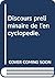 Discours préliminaire de l'encyclopédie.
