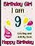 Birthday Girl: I am 9: Happy Birthday Coloring and Activity Book For Girl Turning 9 Year old Girls, 9th Birthday Gift Ideas For Kids Daughter