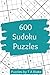 600 Sudoku Puzzles: 200 Eas...