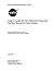 Users Guide for the Nationa...