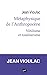 Métaphysique de l’Anthropoc...