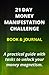 21 Day Money Manifestation Challenge Book and Journal. A practical guide with tasks to unlock your money magnetism.: Easy way to start using the law of attraction and manifest with daily tasks.