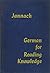 German for Reading Knowledge