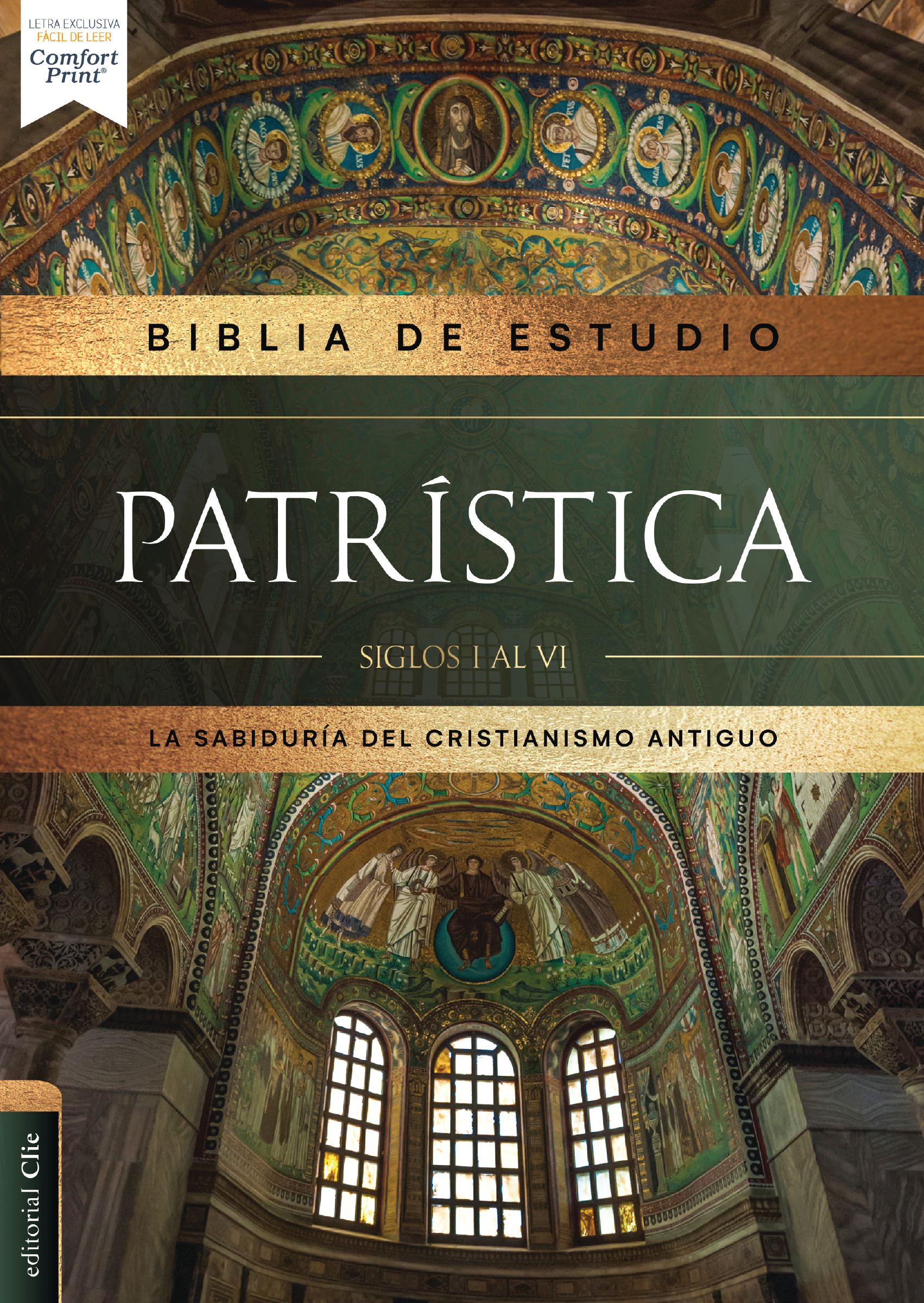 RVR, Biblia de Estudio Patrística, Leathersoft, Marrón, Interior a dos colores, Palabras de Jesús en Rojo, Comfort Print: La Sabiduría del Cristianismo Antiguo, siglos I al VI (Spanish Edition)