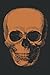 Orange Skull Notebook