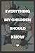 Everything My Children Should Know by James Pina