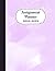 Assignment Planner 2022-2023 by Mark Sands