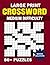 Large Print Crossword Medium Difficulty Puzzles With Solutions by David R. Rodriguez