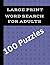 Large Print Word Search Boo...