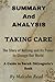 SUMMARY And ANALYSIS Of TAKING CARE by Malcolm Read