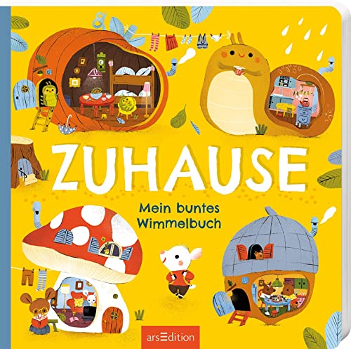 Zuhause: Mein buntes Wimmelbuch (Board Book)