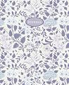 Journal: Beautiful Floral Writing Book in Lavender and Light Blue, Great for Mom, Teens, Girls