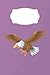 Purple eagle composition notebook journal: 200 college lined pages