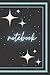 Notebook: Star themed lined...