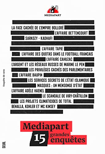 Mediapart. 15 grandes enquêtes (Paperback)