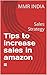 Tips to increase sales in a...