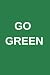 GO GREEN NOTEBOOK