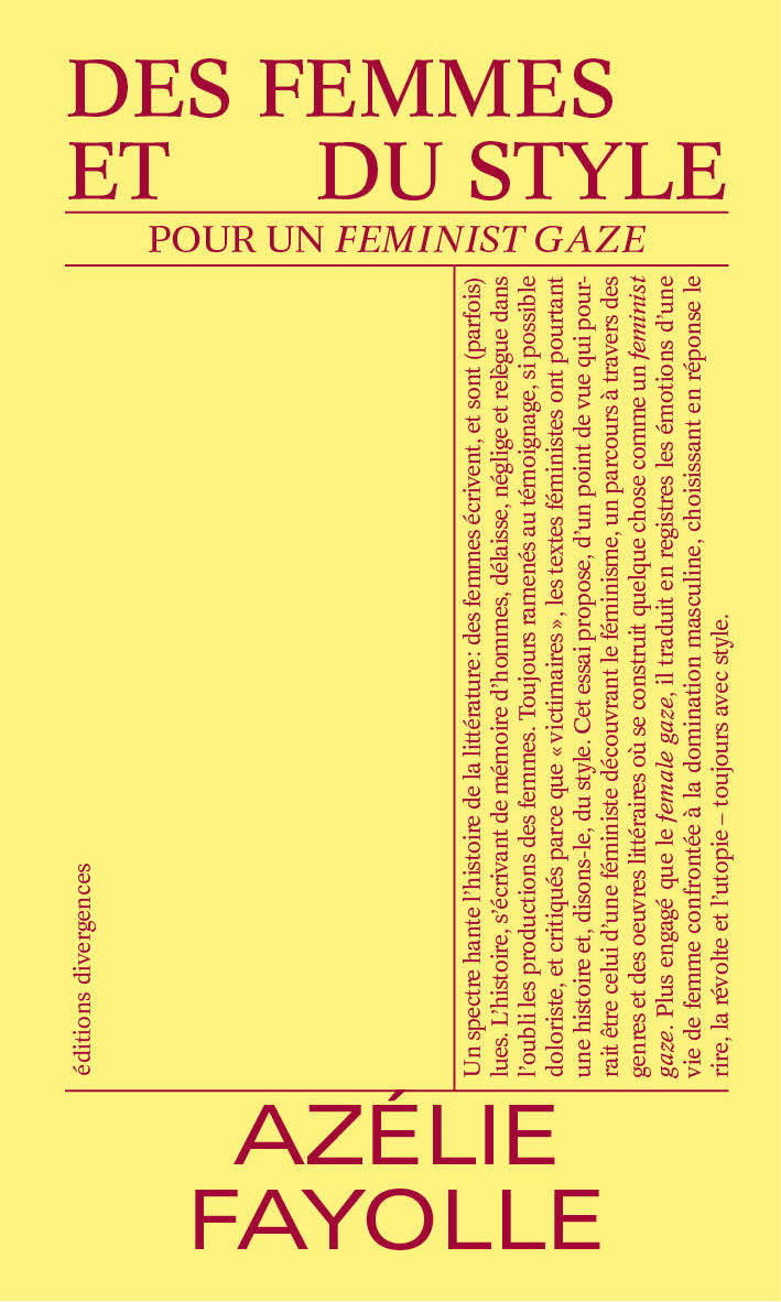 Des femmes et du style. Pour un feminist gaze (Paperback)
