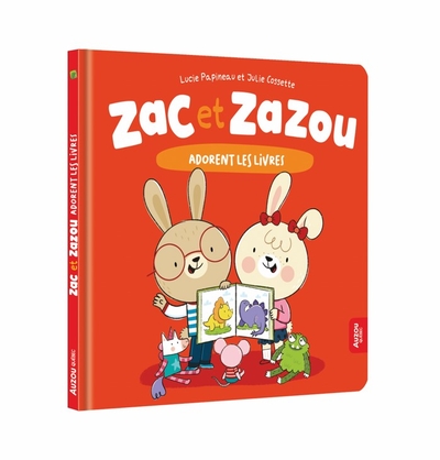 Zac et Zazou adorent les livres (Hardcover)