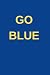 GO BLUE NOTEBOOK by Ruth Adele