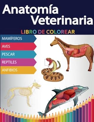 Anatomía Veterinaria Libro De Colorear: Anatomía y Fisiología Veterinaria Libro De Colorear Para Niñas y Niños Todo Tipo De Animales Mamíferos, Aves, ... Que? Libro Para Colorear) (Spanish Edition)