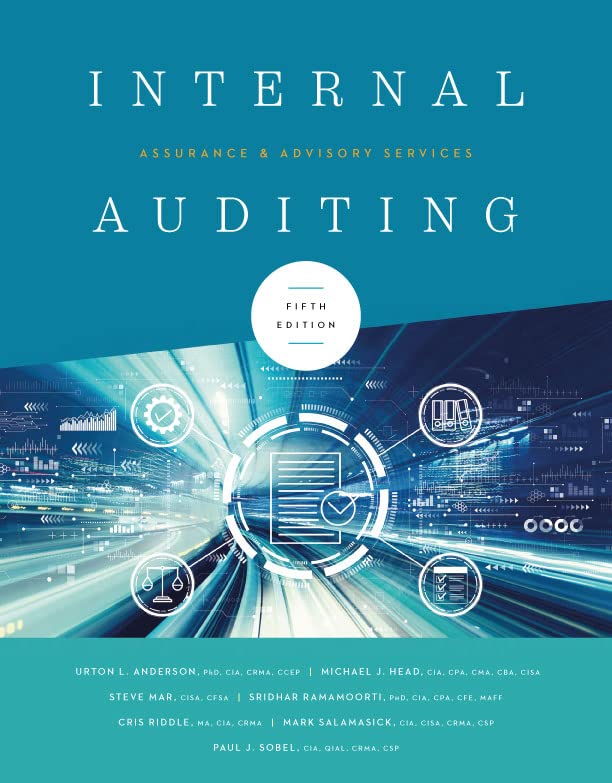 Internal Auditing: Assurance and Advisory Services, 5th Edition (Hardcover)