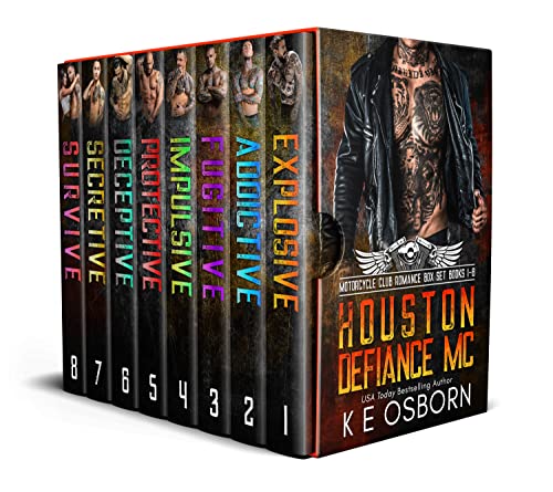 Houston Defiance MC: The Complete Series (Houston Defiance MC, #1-8)