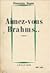Aimez-vous Brahms? Roman